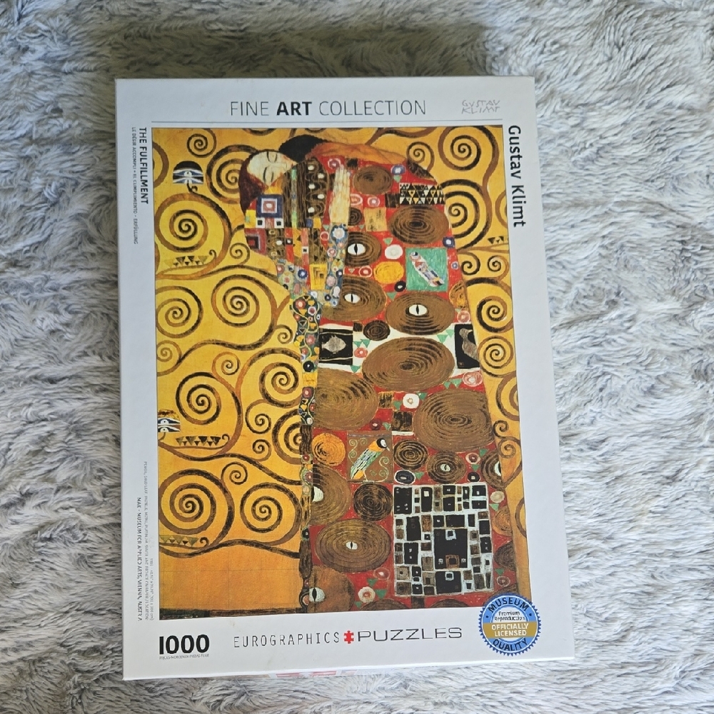 Eurographics Gustav Klimt - The Fulfillment Art Puzzle 1000 Pieces